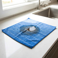 Large 45cm x 65cm Microfibre Cloth and Microfibre Towel, Thickened Striped Cleaning Cloth, High Absorbency for Kitchen, Car Wiping and Bathing