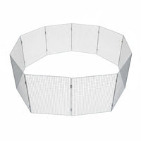 Easy to Clean Portable Chick Brooder Long-Lasting Chick Brooder Pen Anti-Rust Foldable Wire Fence No Assembly Required for Farmers, Farm, Backyard, Market Stall