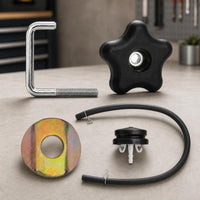 Compatible Snowblower Handle Knob with Bolt Threaded Snow Blower Handle Bolt Kit Repair Fastener Interchangeable