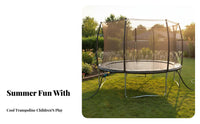 Trampoline Sprinkler Summer Fun Bouncing Water Playground Sprinkler Easy Installation Garden Cooling Tool for Children, Parents, Backyard, Lawn