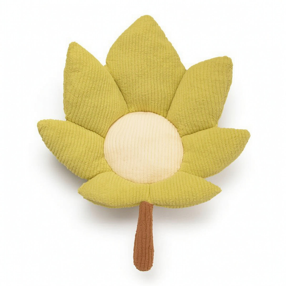 Maple Leaf Cushion Textured Leaf-Shaped Cushion Oversized for Bed, Window Seat