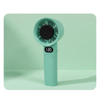 Lightweight USB Rechargeable Fan Long Battery Life Mini Cooling Fan Powerful Airflow Portable Jet Blower Quiet Operation for Travel, Outdoor, Office, Commuting