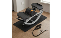 Stair Stepper with Resistance Band Resistance Cords Small-Step Machine Display Console Step Exercise Machine
