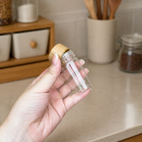 Mini Glass Condiment Container, 30ml, Soy Sauce Dispenser, Oil Bottle, Screw-On Type, Dining Table, Kitchen Supplies
