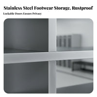 Double-Sided Shoe Cabinet Thickened for Factory Staff, Dorm Residents, Dormitory
