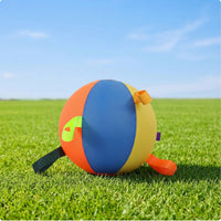 Dog Ball with Loops Versatile Interactive Dog Ball Rolling for Exterior Exercise, Yards