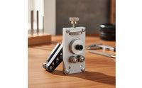 Guitar Fret Wire Bender with Adjustable Thumb Wheel Fretwire Bender with Crank Handle Quick Fret Wire Straightening Tool for Luthier Shop
