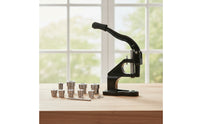 Eyelet Hand Press Machine with Dies Complete Hand Press Machine with Setting Dies Tabletop Rivet Setter for Leathercrafters, Leathercraft, Workshops