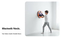 Light-up Targets Smart Music Boxing Machine Easy Installation Music Boxing Machine Multiple Modes & Speeds Wall Mounted Punching Target Stress Relief for Family, Beginners, Adults, Indoor, Gym, Living Room, Office