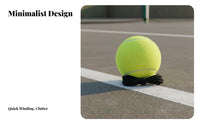 Tennis Ball with String High Individual Practice Ball Sturdy Practice Tool for Beginners, Professionals, Outdoor, Indoor, Backyard