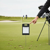 Long Drive Marker Construction Nearest Cup Closeness Marker Weatherproof Card Holder Golf Competition for Tournaments