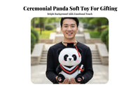 Cute Design Stuffed Toy Panda Graduation Gift Soft and Cuddly Graduation Panda Stuffed Toy 3D PP Cotton Filling for Graduates, Students