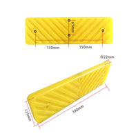 Easy to Clean Tire Changer Pad with Pre-Drilled Mounting Holes Quick-Install Tire Changer Pad with Grooves Ribbed Long-Lasting for Auto Repair Shops, Mechanics, Automotive Workshop