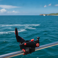 Fishing Rod Holder with Clamp Adjustable Boat Rod Holder Stable Hardware for Boats