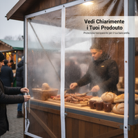 Transparent Outdoor PE Tarpaulin Dustproof Waterproof Tear-Resistant Plastic Sheeting for Rain and Sun Protection