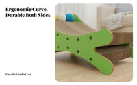 Corrugated Cardboard Cat Scratcher Long-Lasting Cardboard Cat Scratcher Corrugated Scrape Pad Prevents Furniture Damage
