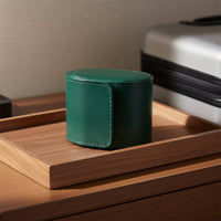 Watch Travel Case Leather Watch Case with Cushion Padded for People on the Go