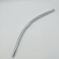 Straight Handlebar Aluminum Alloy Handlebar with 25.4mm Clamp Lightweight for Commuters, Commuting