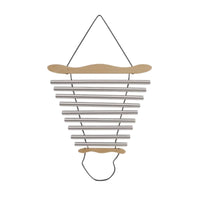 9 Tone Wind Chime Melodious Hanging Chime with Mallet Pure Sound Healing Instrument for Mindfulness Teachers