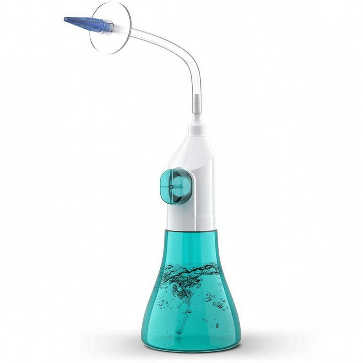 Ear Irrigation Flushing System Manual Ear Cerumen Removal Kit with Basin Hand-Held Easy to Use for Adults, Home, Bathroom