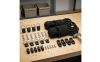 Stainless Steel Kayak Elastic Cord Kit Hook and Loop Set Elastic Cord Hardware Kit Mounting Parts Outdoor Gear High Elasticity
