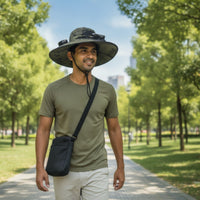 Breathable Solar Fan Hat Mesh Hat with Solar Fan Sun Protection Cap Portable for Fishing