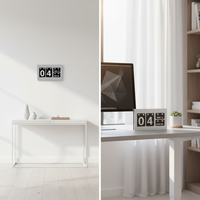 2026 Perpetual Calendar Desk Ornament with DIY Hanging Tabs, Minimalist Ins Style