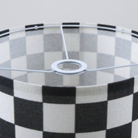 Light Shade with Detachable Grid Pattern for Easy Installation, Textile Lampshade for Table and Ceiling Cloth for Living Room
