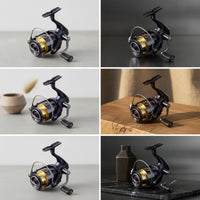 High-Strength Rotating Fishing Reel Shiny Fishing Reel with Metal Spool Interchangeable Smooth for Anglers, Casting