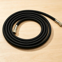 Braided Air Hose Threaded Braided Hose with Fittings Leak-Tested High-Temperature for Hobbyists, Airbrushing, Spray Painting