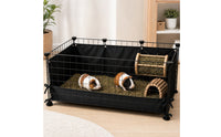 Hay Feeder Pouch Easy-to-Clean Hay Bag with Grommets Water-Resistant for Small Pets, Guinea Pigs, Small Herbivore Cage, Pet Enclosure
