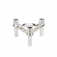 Light Luxury Design Tripod Taper Candle Holder Creative Centerpiece Modular Candle Holder Alloy Construction Stackable Candlestick for Restaurant, Tabletop, Wedding