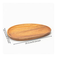 Irregular Serving Tray Wooden Sandalwood Tray Smooth Decorative for Hosts, Tea Service, Coffee Table