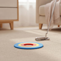 Putting Mark with Rings Accuracy Indoor Golf Practice Cup for Golfers, Beginners, Home, Office