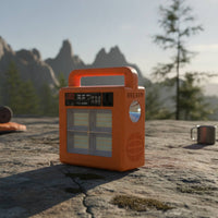 Power Station with Light Versatile Power Station with Speaker Compact Generator for Campers, Camping, Outdoor Trips