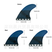 Surfboard Fin Single Tab/FUT Honeycomb Fin K2.1 Five-Piece Set Surf Fin