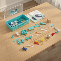 Instructional Mechanics Experiment Kit Junior Physics Experiment Kit with Storage Case Starter Mechanics Learning Set Beginner for Home Study