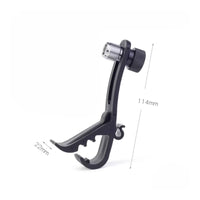 Adjustable Angle Drum Rim Audio Record Device Clamp Shockproof Drum Mic Clip Musical Instrument Accessory for Drummers, Musicians