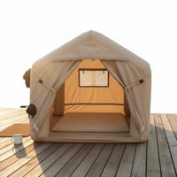 Waterproof Mini Camping Tent Quick Setup Inflatable Pet Tent Easy to Install Inflatable Pet Cabin Windproof for Travel, Backyard, Beach