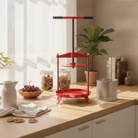 Juice Press with T-Handle Hand-Operated Manual Wine Press Easy to Use