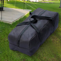 Oxford Cloth Storage Bag Cross Handles Rectangular Duffel Bag Reinforced Seams Carry Case