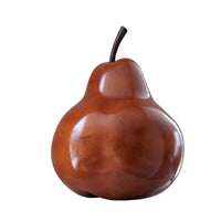 Pear Sculpture Modern Pear Ornament Nature-Influenced Fruit Ornament for Homeowners, Art Collectors, Entryway, Bookshelf