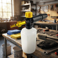 Car Cleaning Kit for Professional Car Wash, Car Detailing Foam Sprayer with Car Wash Foam Bottle, 500ml Capacity, Adjustable Quick Connector