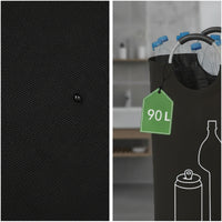 Collapsible Foldable Laundry Hamper Portable Laundry Bag with Aluminum Handle Large Capacity Basket Sturdy for Dorm Room, Bathroom, Bedroom