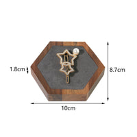 Jewelry Display Stand Sturdy Jewelry Display with Velvet Guarding Space-Saving for Dressing Table, Retail Counter