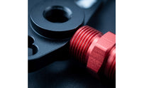 Fuel Pressure Regulator Adapter Anodized Fuel Rail Adapter Machined Compatible for Car Enthusiasts, Engine Bay