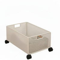 Wheeled literature container with casters Multi-Tier Utility trolley Large Capacity for Students