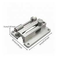 Manual Leather Cutting Tool Measurement Scale Bench Mounted Cutting Tool for Workbench