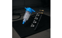 Translucent Oil-Water Separator Filter Blue Cap Parking Heater Fuel Filter Hose Barb Vehicle Part