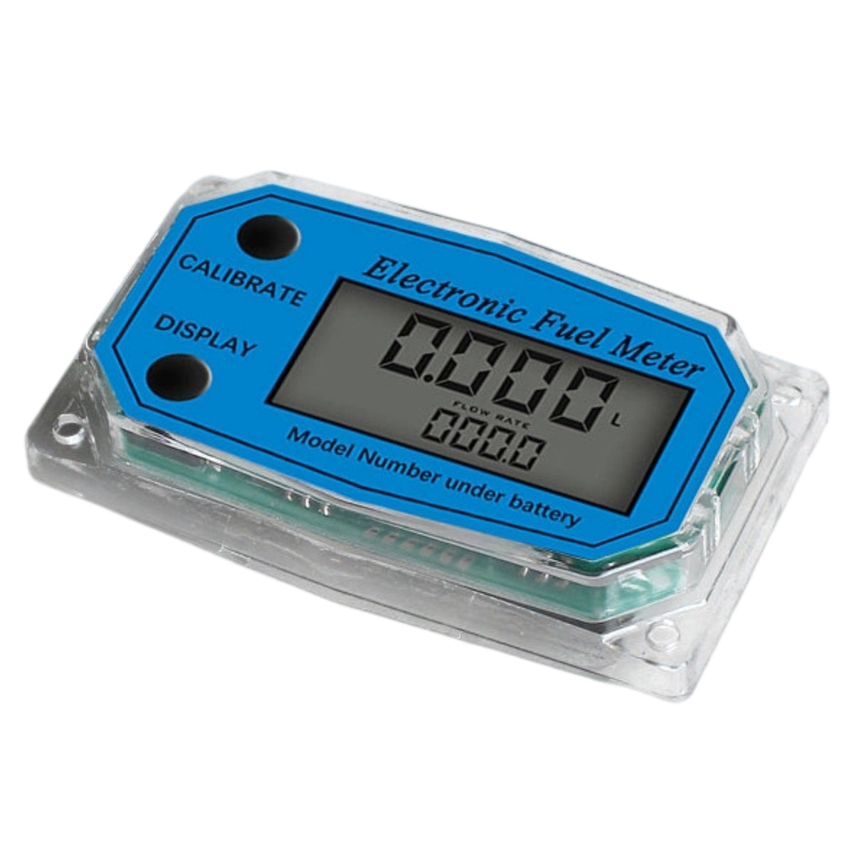 Electronic Petroleum Meter Display Compact Petroleum Flowmeter Low-Profile Instrument for Hobbyists